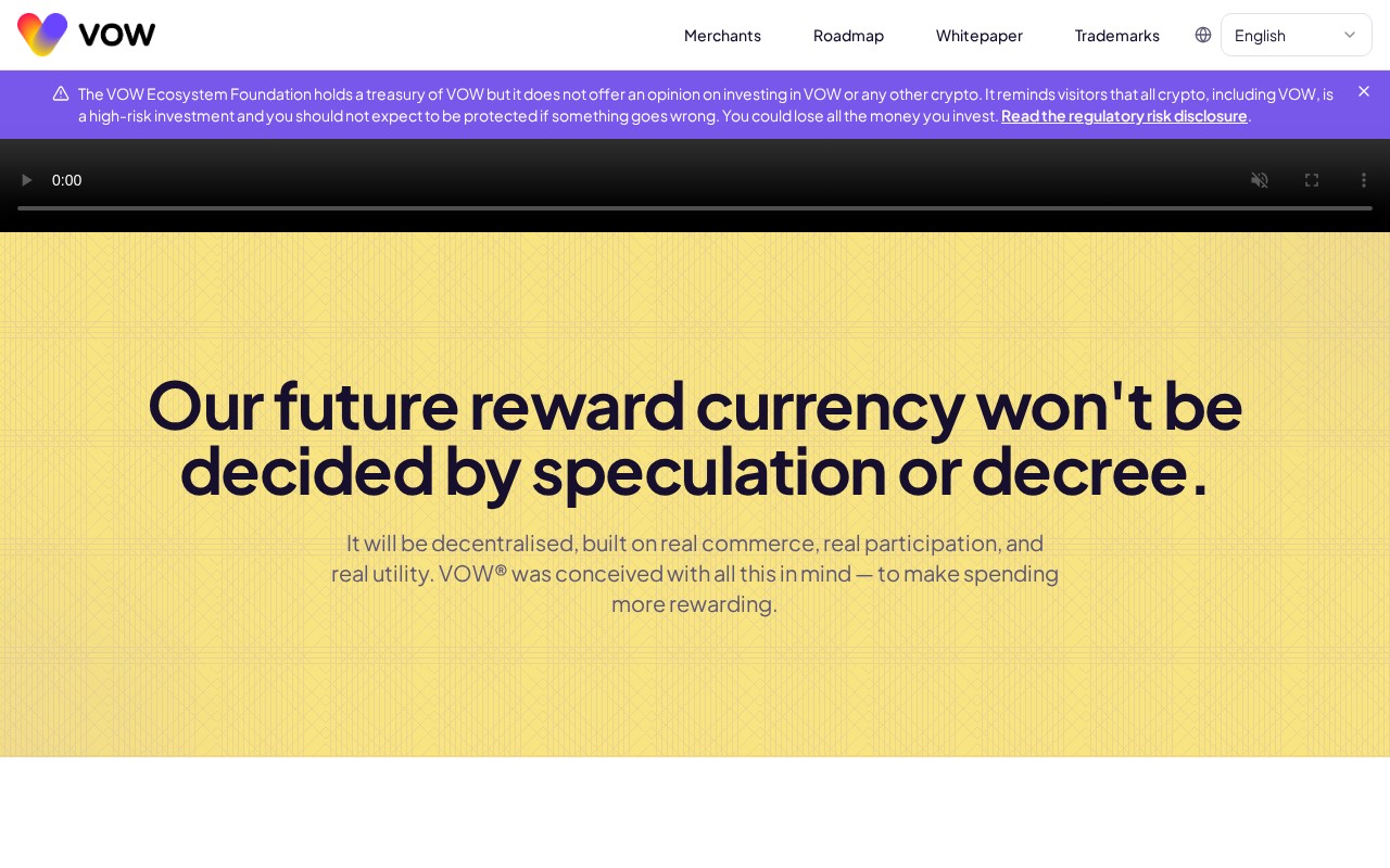 Vow.Money website screenshot